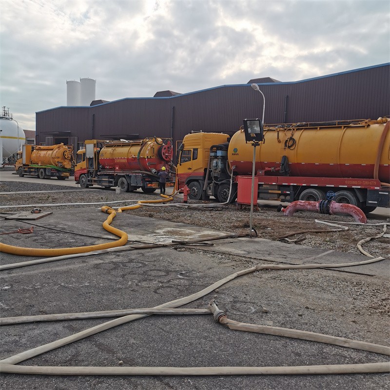 古田污水池清理