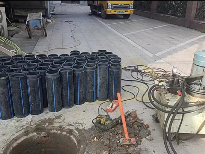 古田PE置换管厂家 DN315置换管 非开挖管短管置换